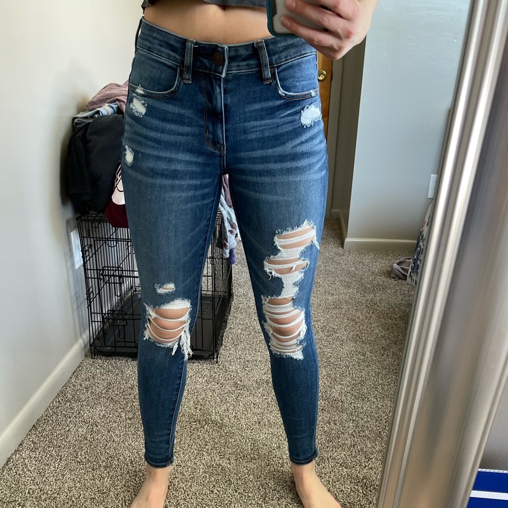 American eagle cropped jeggings